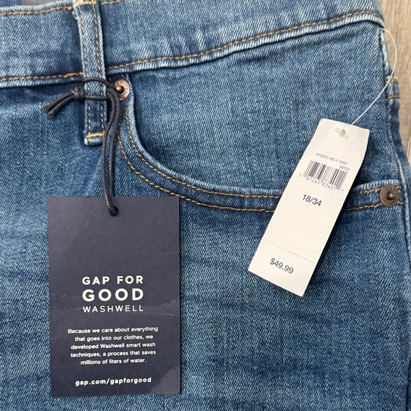 Gap 5" Cuffed Denim Short - Size 18/34 - Picture 3 of 5